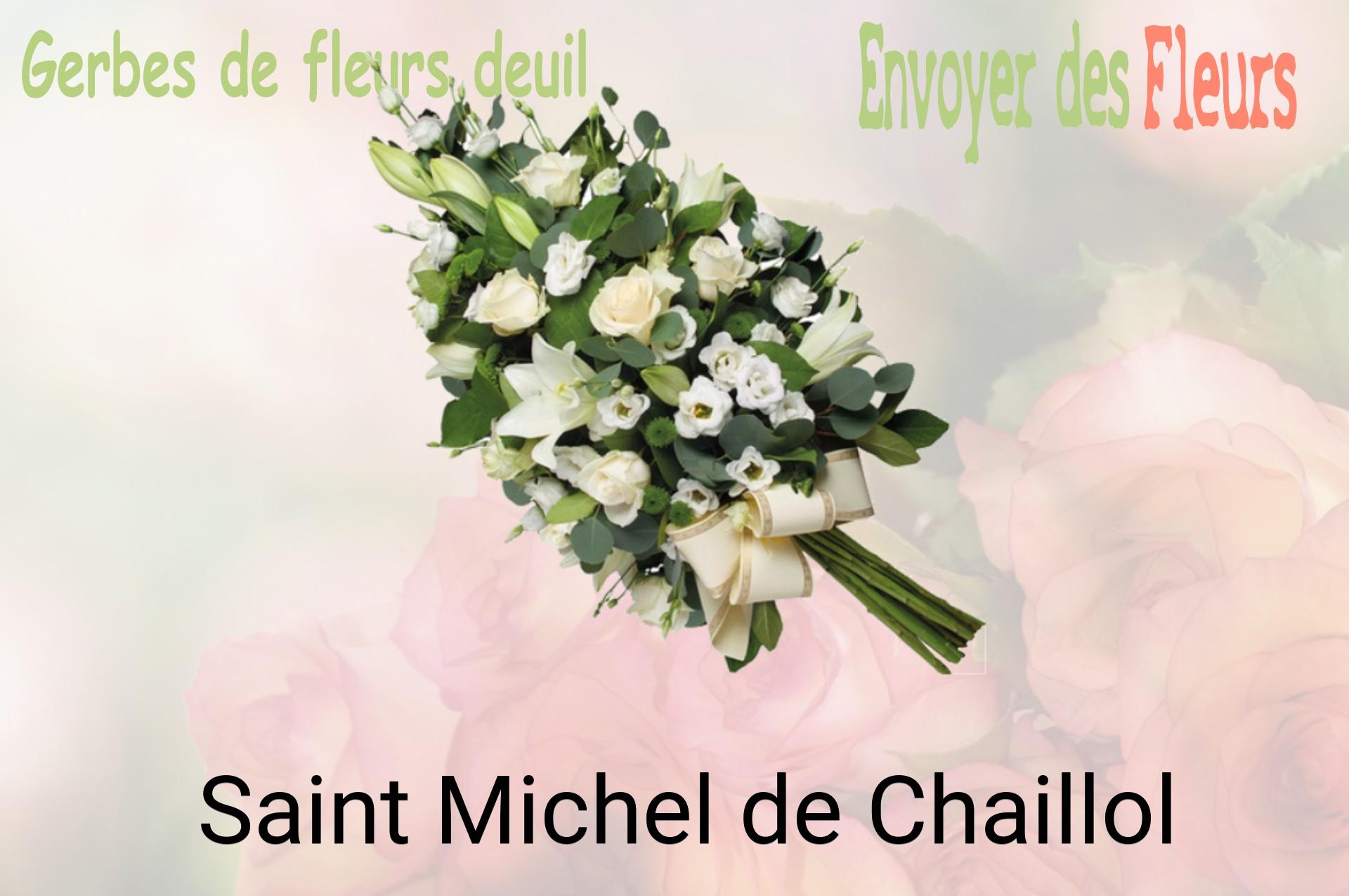 Gerbe de fleurs de deuil livrée à Saint-Michel-de-Chaillol